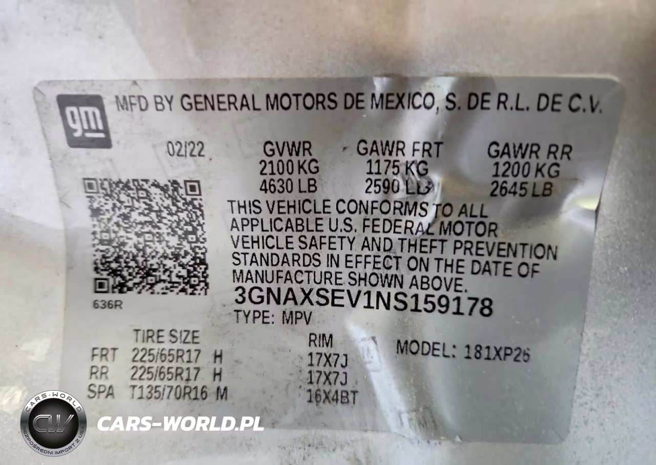 2022 Chevrolet Equinox Ls VIN:3GNAXSEV1NS159178 - 14
