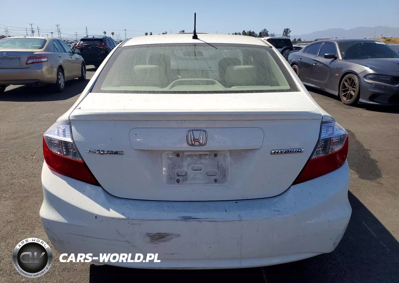 2012 Honda Civic Hybrid VIN:JHMFB4F27CS007748 - 6