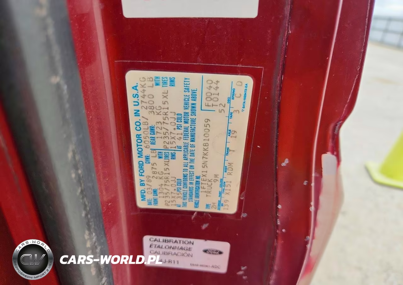 1989 Ford F150 VIN:1FTEX15N7KKB10059 - 12