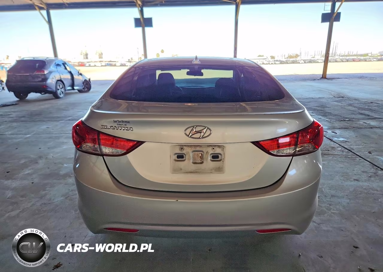 2013 Hyundai Elantra Gls VIN:KMHDH4AE0DU606596 - 6