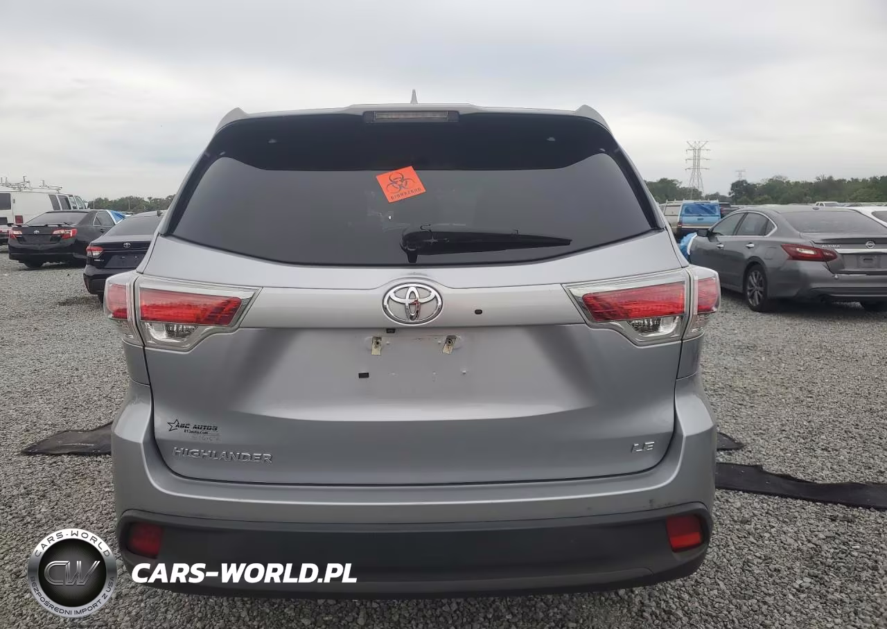 2016 Toyota Highlander Le Plus VIN:5TDZKRFH9GS184400 - 6