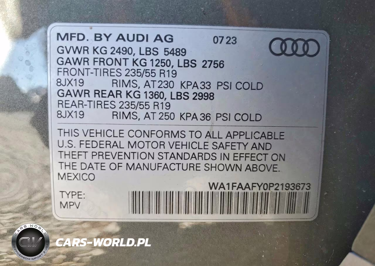 2023 Audi Q5 Prestige 45 VIN:WA1FAAFY0P2193673 - 13