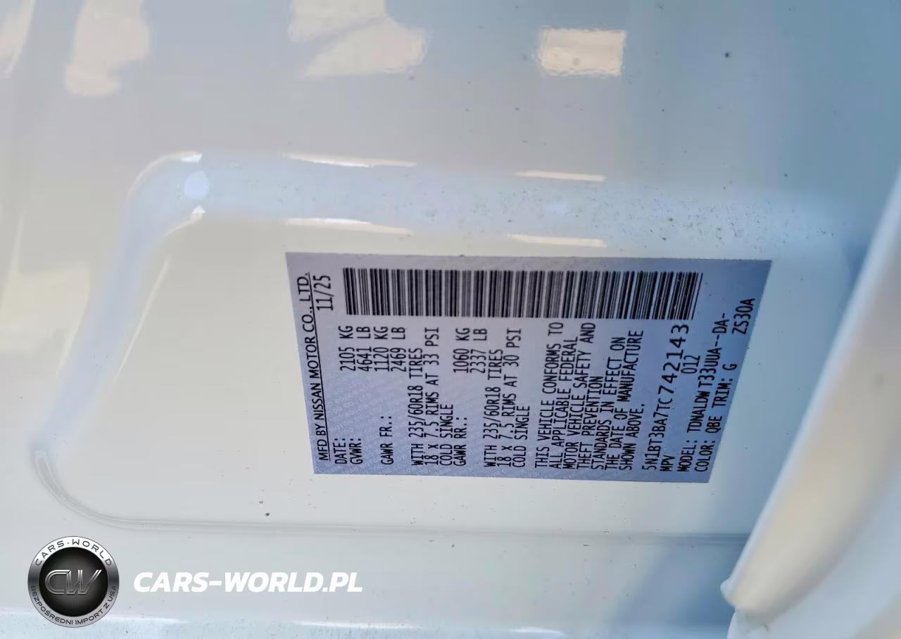 2026 Nissan Rogue Sv VIN:5N1BT3BA7TC742143 - 13