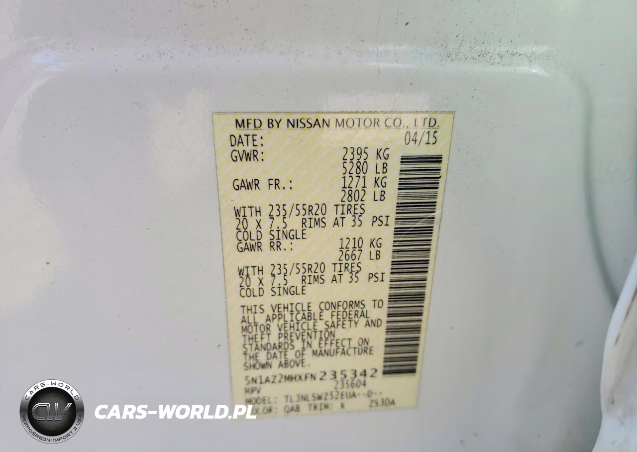 2015 Nissan Murano Platinum VIN:5N1AZ2MHXFN235342 - 13