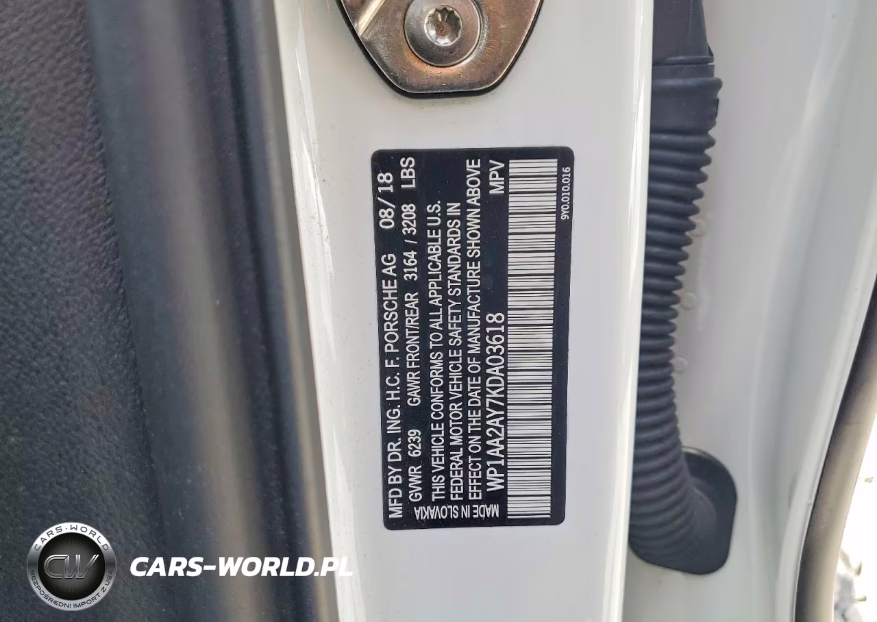 2019 Porsche Cayenne VIN:WP1AA2AY7KDA03618 - 14