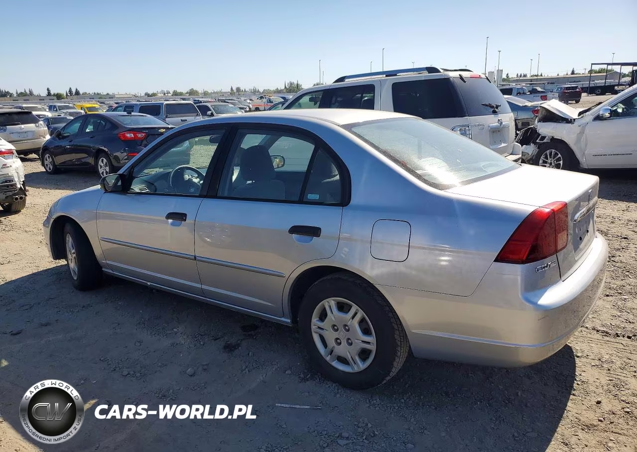 2001 Honda Civic Lx VIN:2HGES16551H614758 - 2