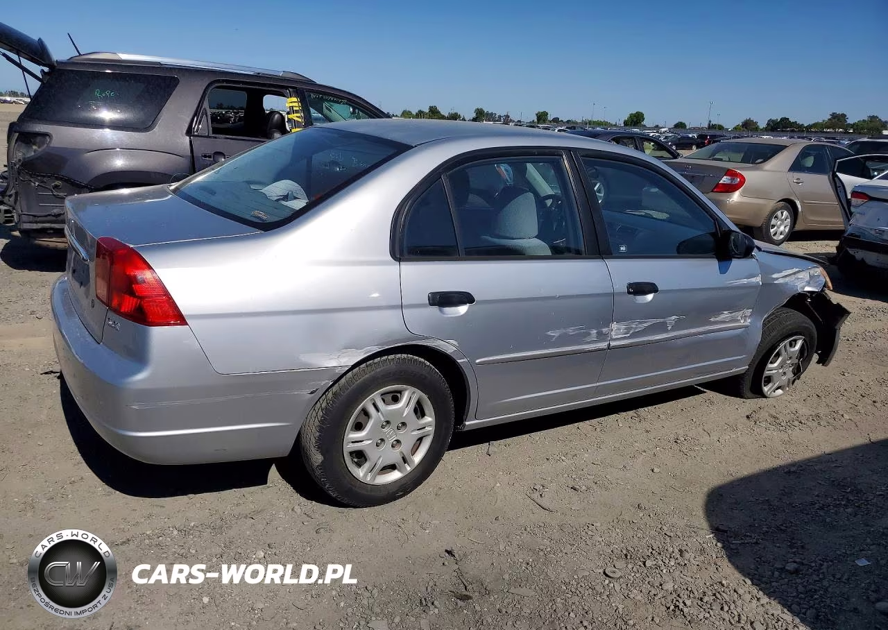 2001 Honda Civic Lx VIN:2HGES16551H614758 - 3