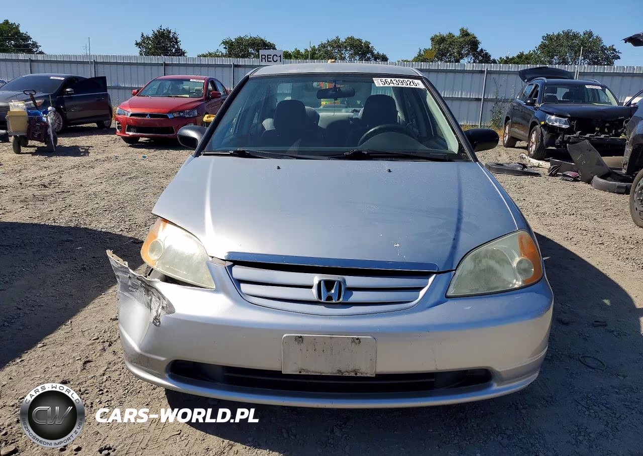 2001 Honda Civic Lx VIN:2HGES16551H614758 - 5