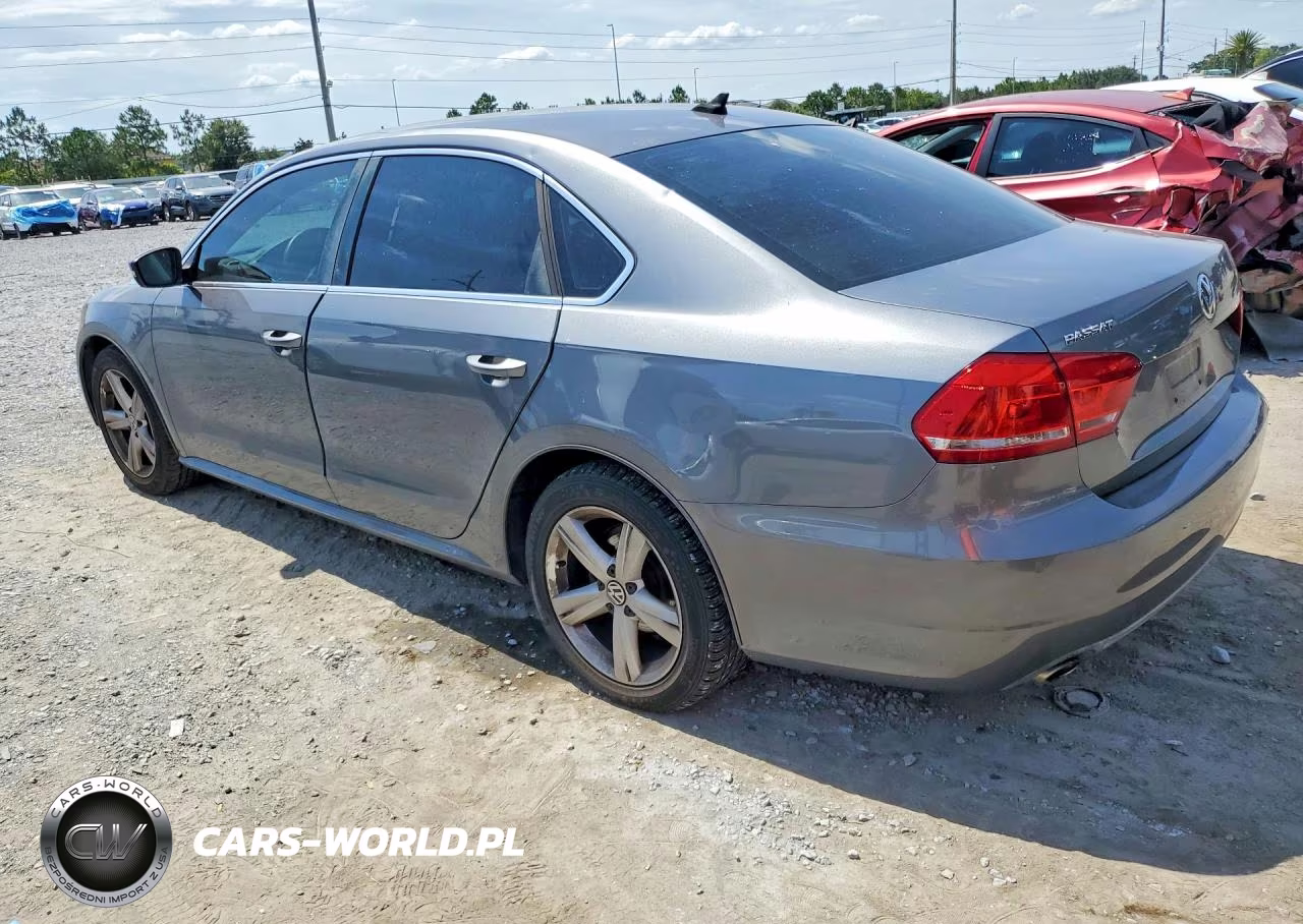 2013 Volkswagen Passat Se VIN:1VWBH7A33DC129189 - 2