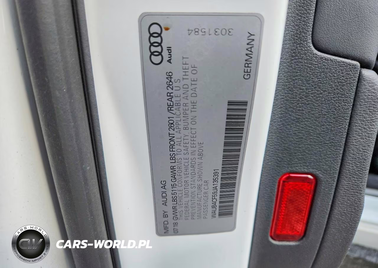 2018 Audi S5 Premium Plus VIN:WAUB4CF59JA135391 - 12