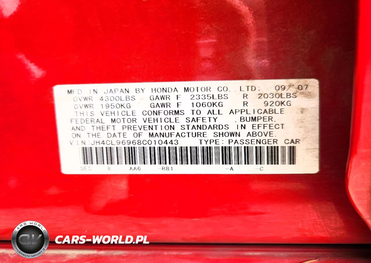 2008 Acura Tsx VIN:JH4CL96968C010443 - 12