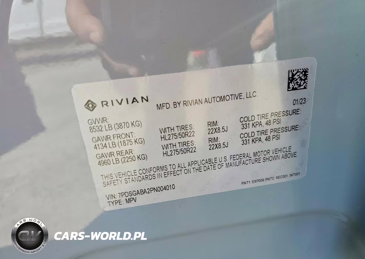 2023 Rivian R1S Adventure VIN:7PDSGABA2PN004010 - 13