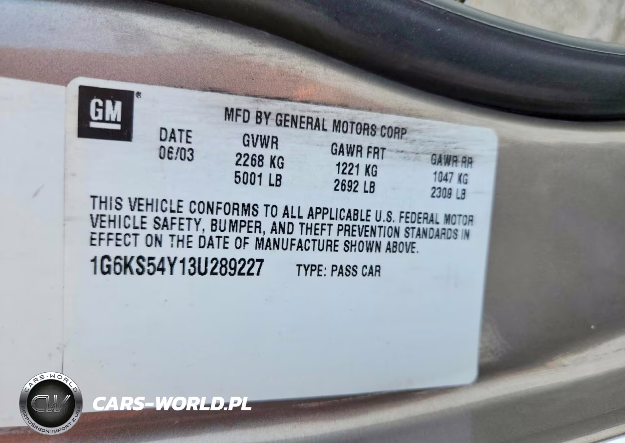 2003 Cadillac Seville Sls VIN:1G6KS54Y13U289227 - 12
