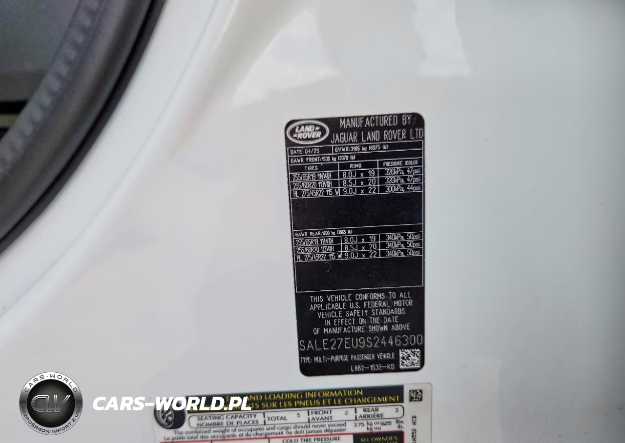 2025 Land Rover Defender 110 X-Dynamic Se VIN:SALE27EU9S2446300 - 14