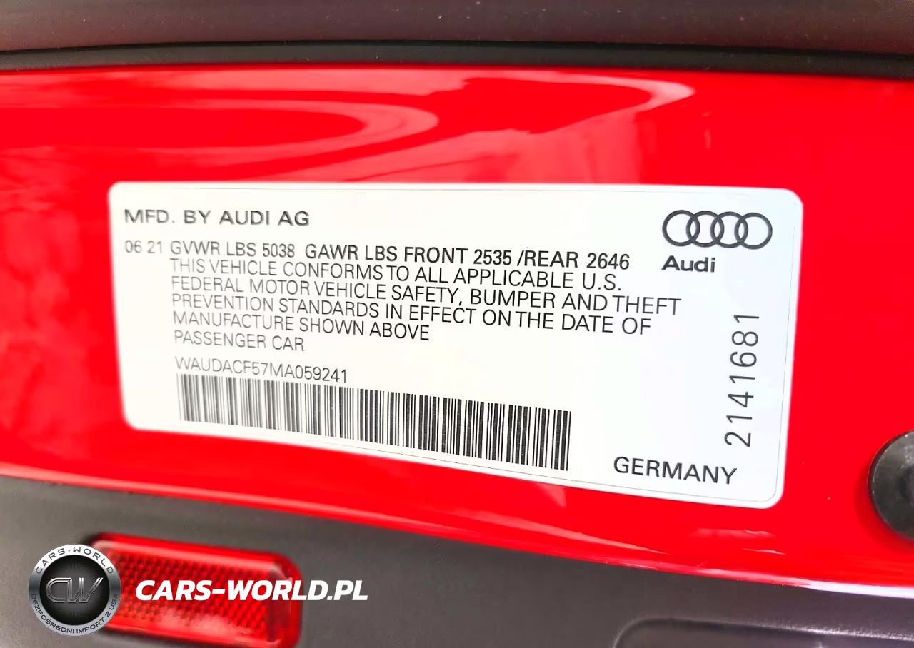 2021 Audi A5 Premium 45 VIN:WAUDACF57MA059241 - 12