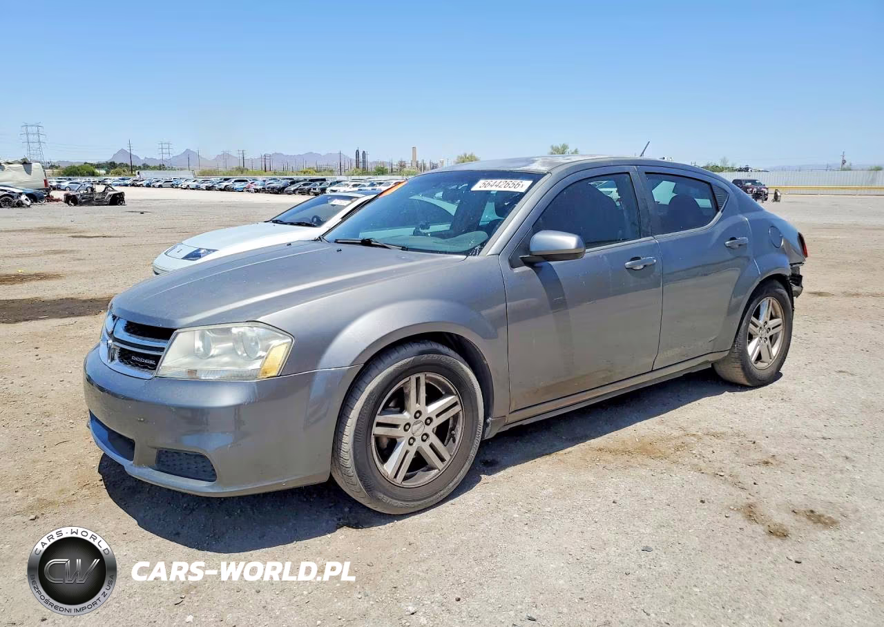 2012 Dodge Avenger Sxt VIN:1C3CDZCB7CN188224 - 1