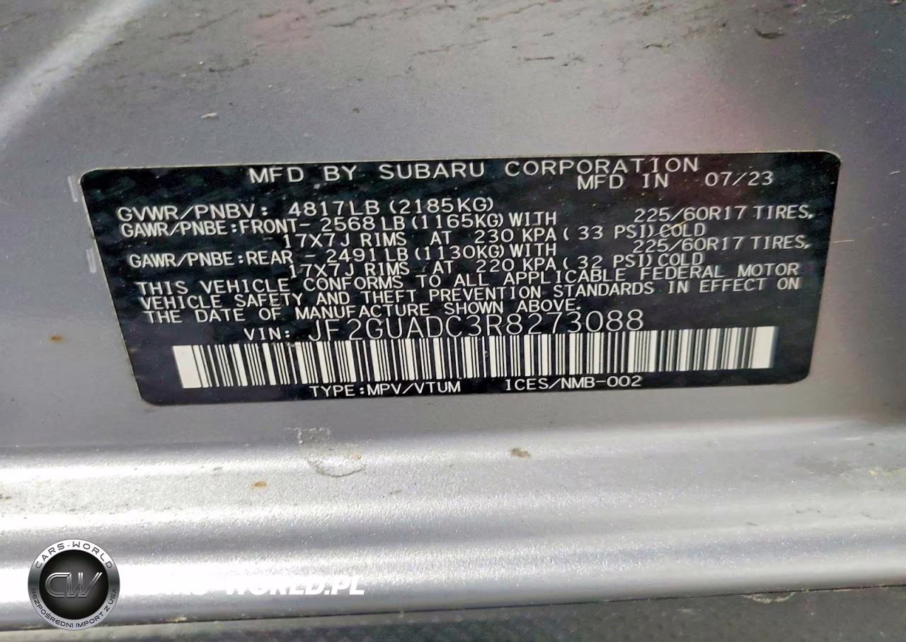 2024 Subaru Crosstrek Premium VIN:JF2GUADC3R8273088 - 13