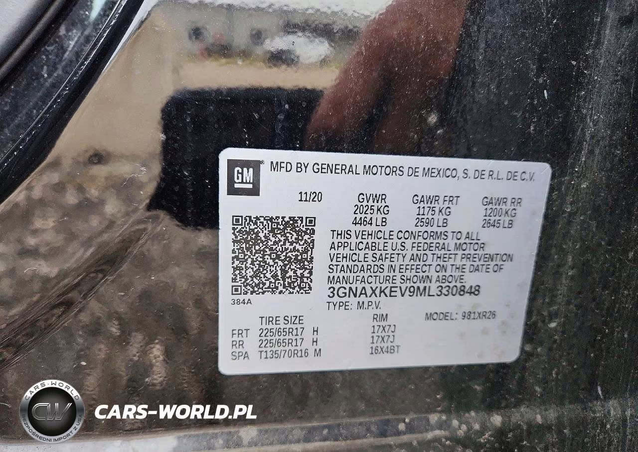 2021 Chevrolet Equinox Lt VIN:3GNAXKEV9ML330848 - 13