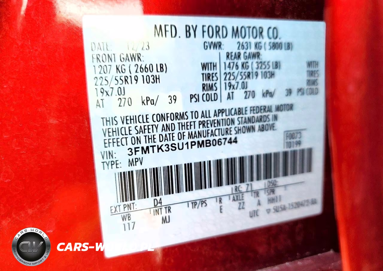 2023 Ford Mustang Mach-E Premium VIN:3FMTK3SU1PMB06744 - 13