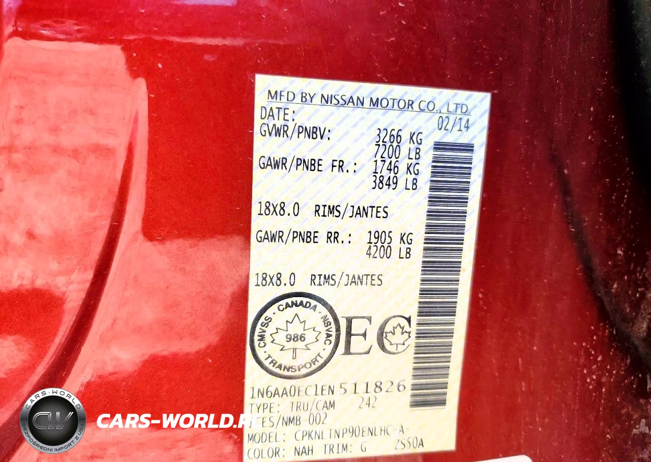 2014 Nissan Titan Sv VIN:1N6AA0EC1EN511826 - 12