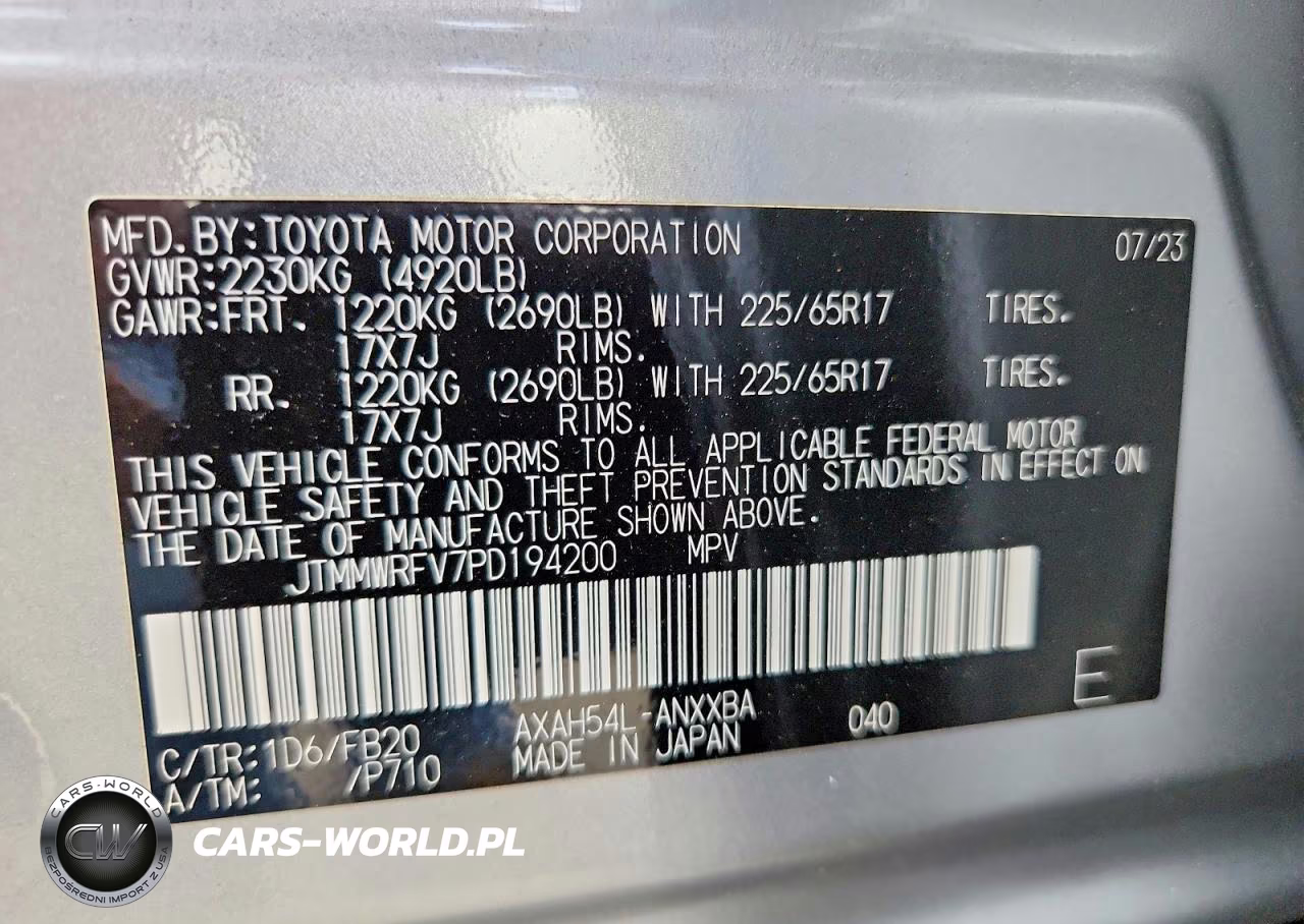 2023 Toyota Rav4 Le VIN:JTMMWRFV7PD194200 - 13