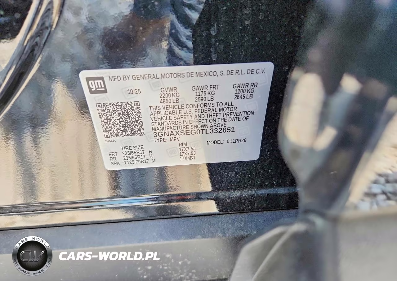 2026 Chevrolet Equinox Activ VIN:3GNAXSEG0TL332651 - 13