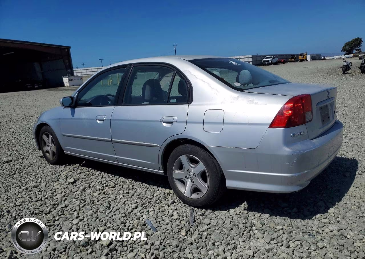 2004 Hond Civic VIN:2HGES26744H561207 - 2