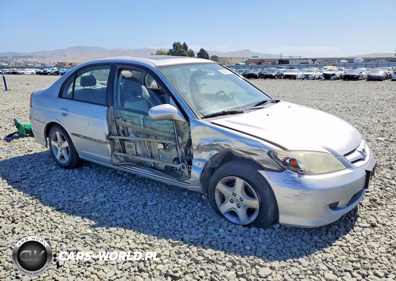 2004 Hond Civic VIN:2HGES26744H561207 - 4