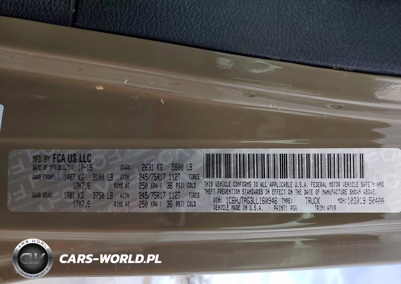 2020 Jeep Gladiator Sport VIN:1C6HJTAG3LL160946 - 12