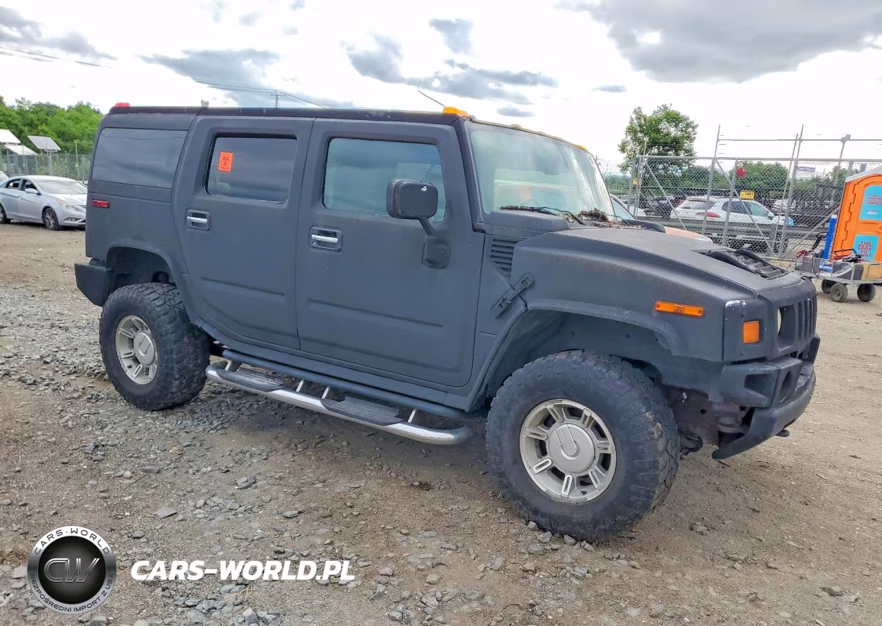 2003 Hummer H2 VIN:5GRGN23U53H138681 - 4