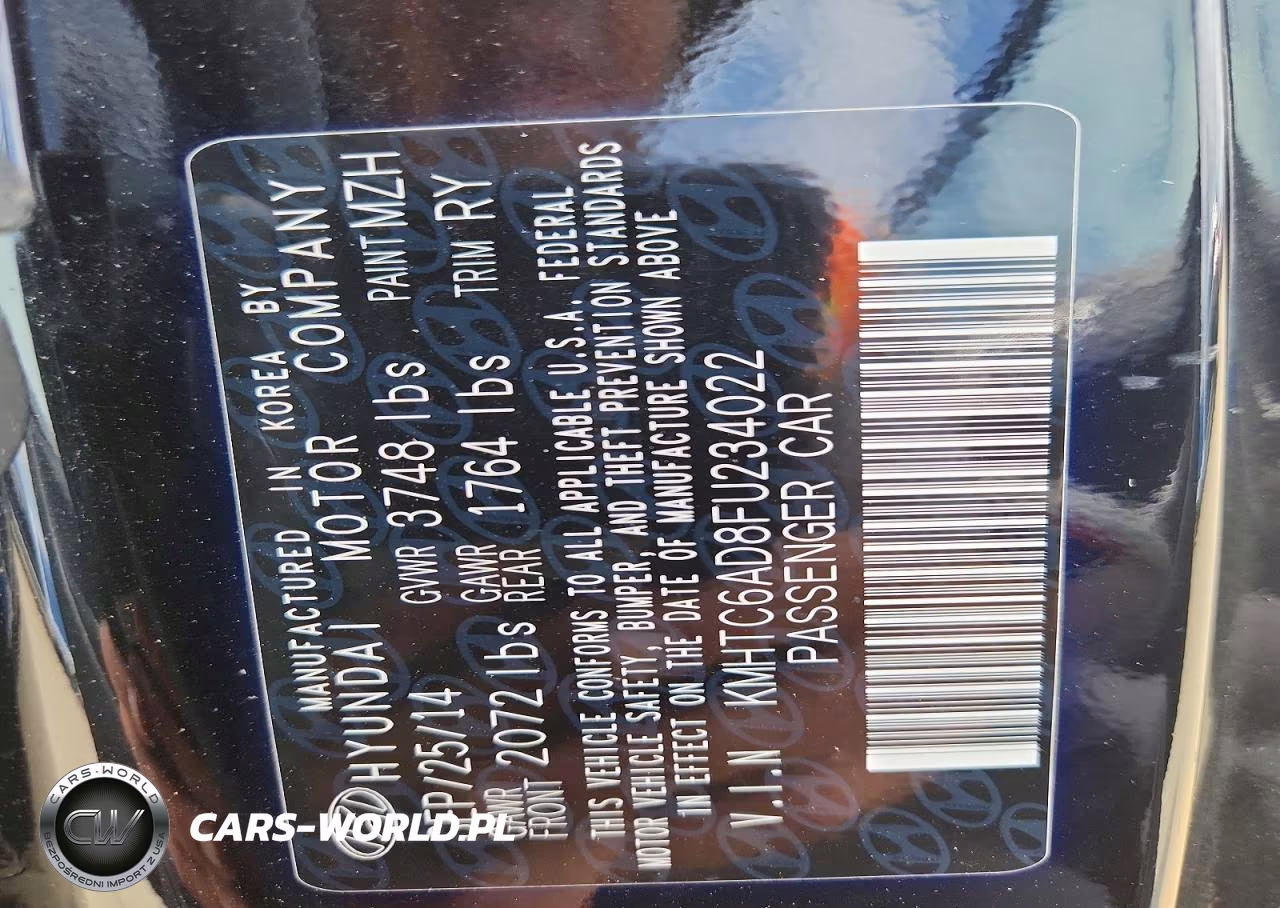 2015 Hyundai Veloster Base VIN:KMHTC6AD8FU234022 - 13