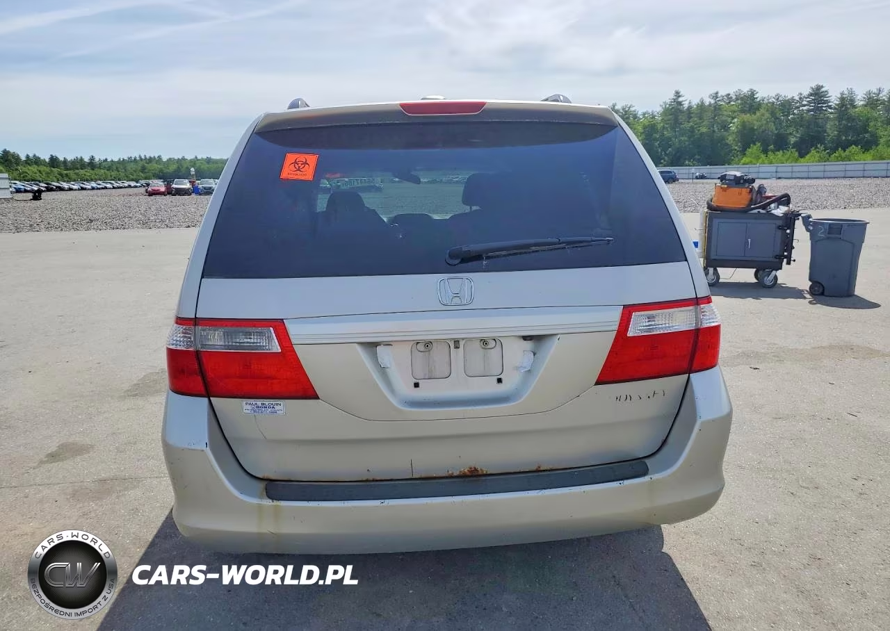 2005 Honda Odyssey Exl VIN:5FNRL38735B135791 - 6