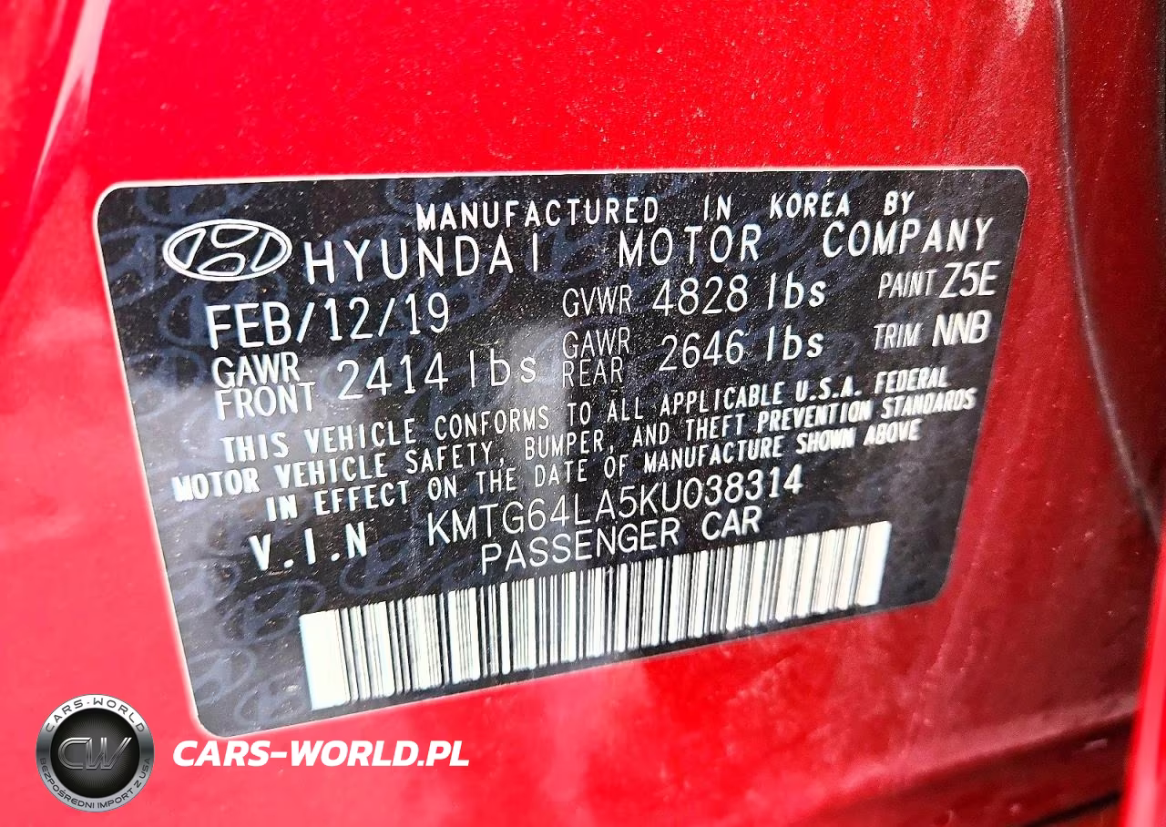 2019 Genesis G70 Advanced VIN:KMTG64LA5KU038314 - 12