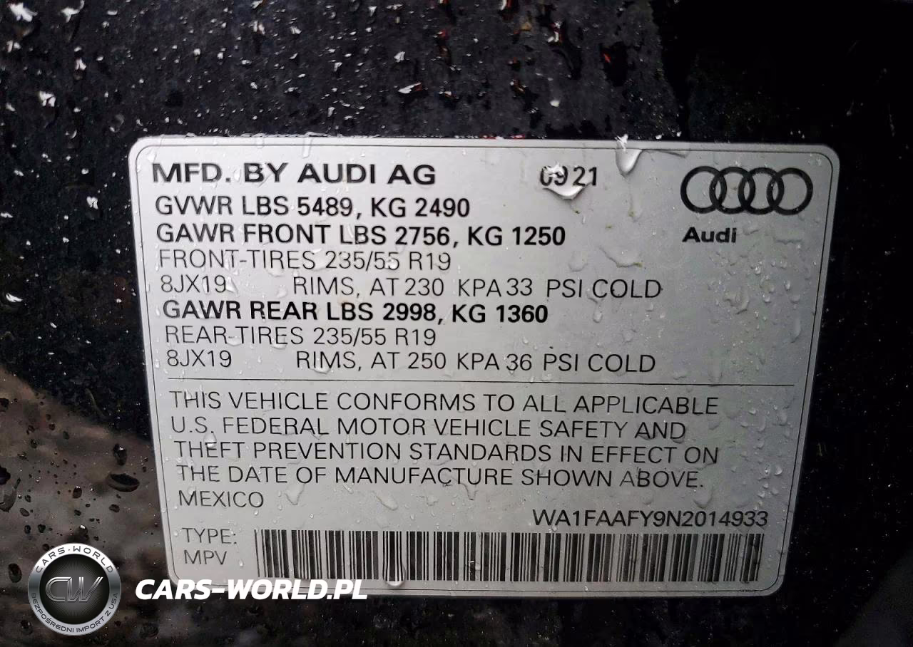 2022 Audi Q5 Prestige 45 VIN:WA1FAAFY9N2014933 - 12