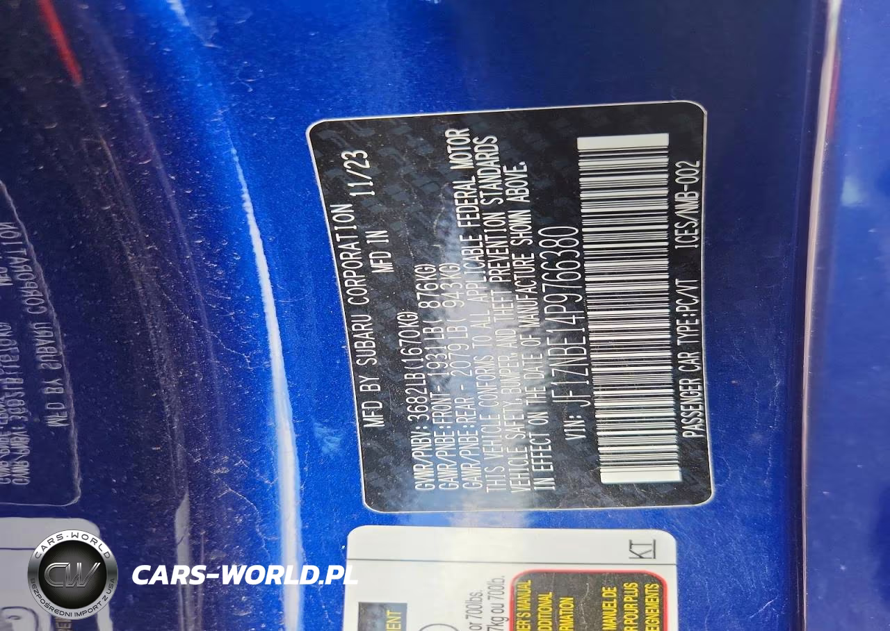 2023 Toyota Gr 86 Premium VIN:JF1ZNBE14P9766380 - 12
