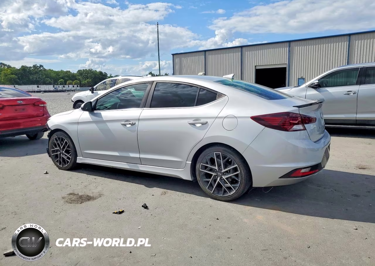 2019 Hyundai Elantra Sport VIN:KMHD04LB9KU813169 - 2