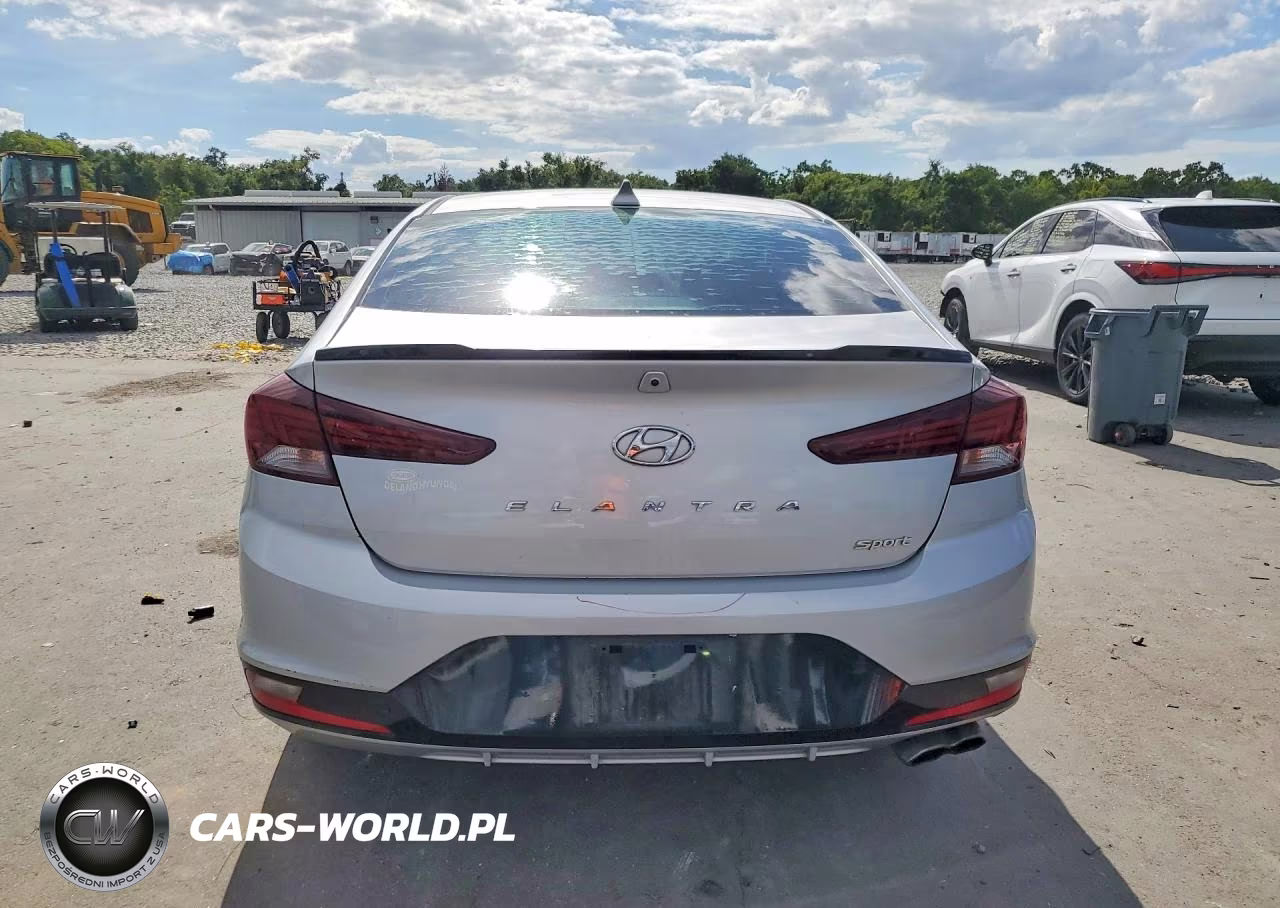 2019 Hyundai Elantra Sport VIN:KMHD04LB9KU813169 - 6