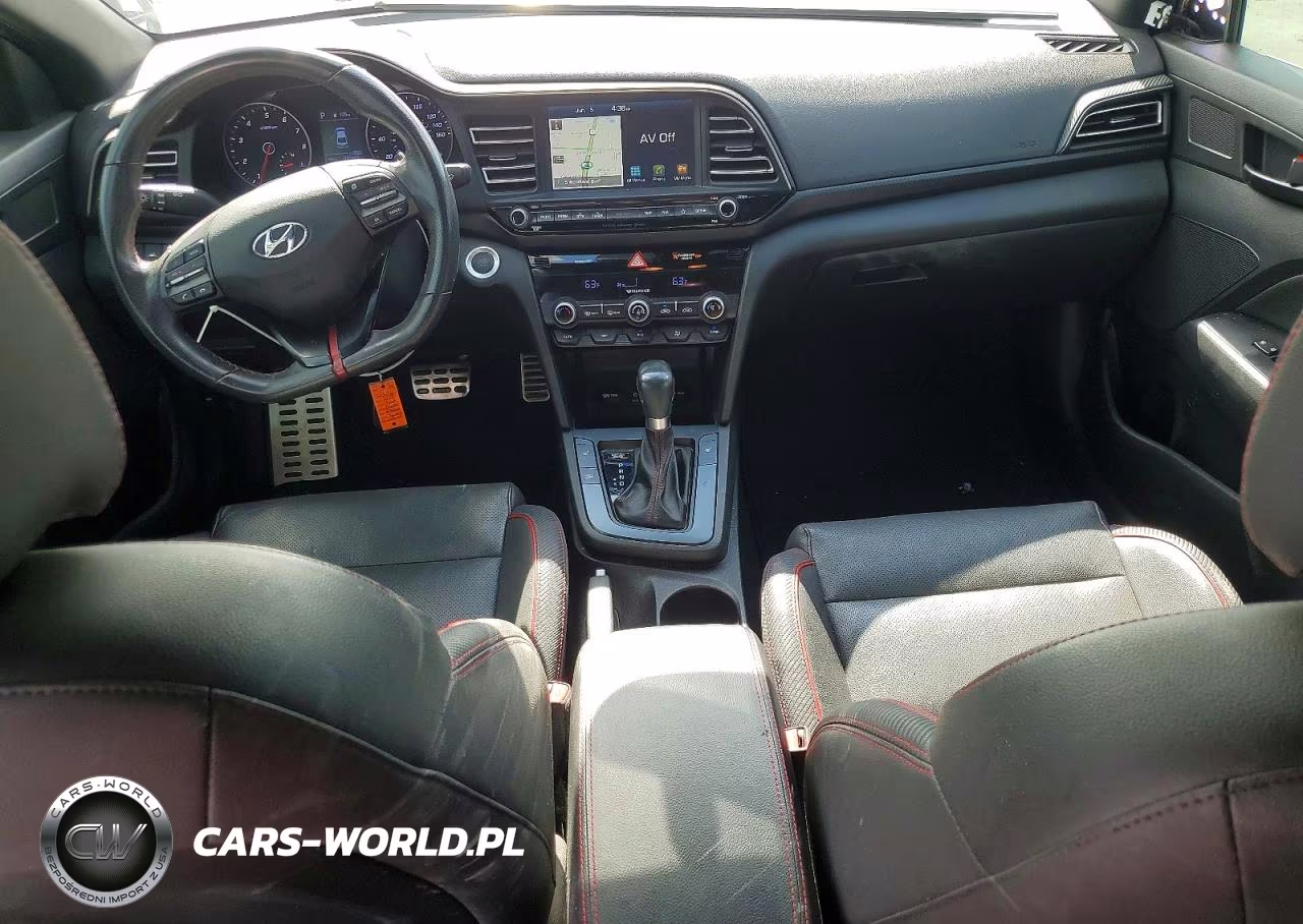 2019 Hyundai Elantra Sport VIN:KMHD04LB9KU813169 - 8
