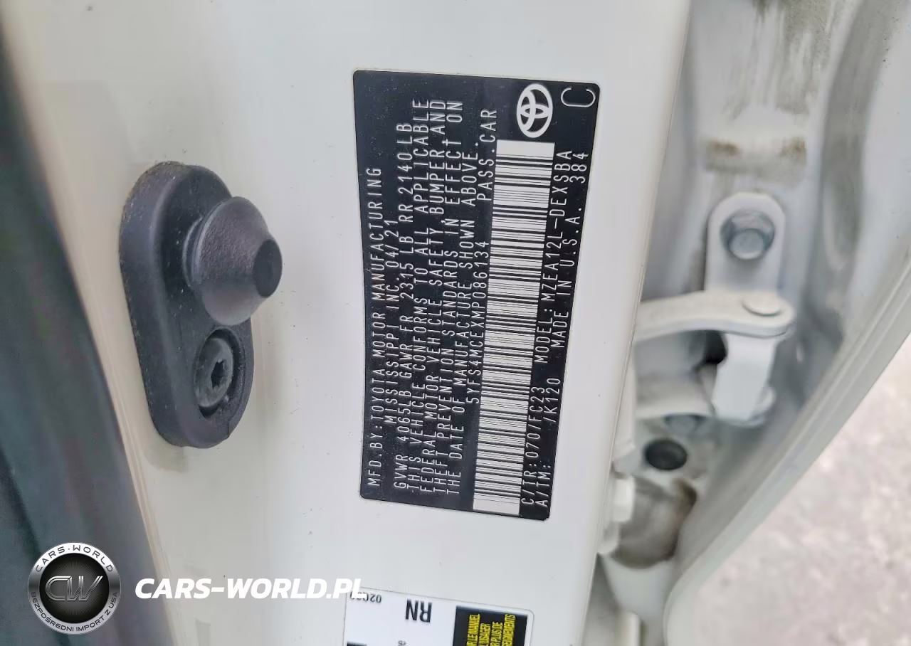 2021 Toyota Corolla Se VIN:5YFS4MCEXMP086134 - 13