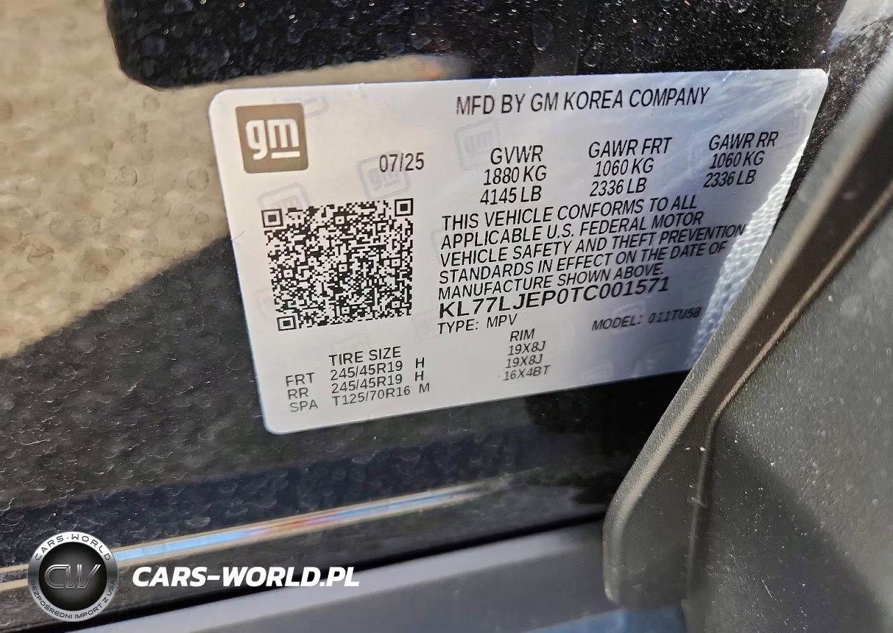 2026 Chevrolet Trax 2Rs VIN:KL77LJEP0TC001571 - 13