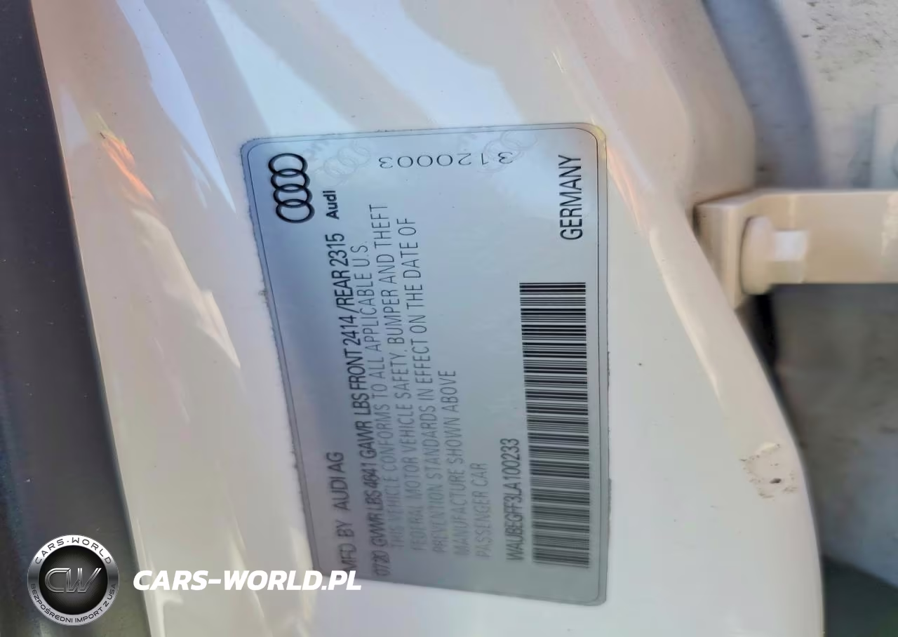 2020 Audi A3 S-Line Premium VIN:WAUBEGFF3LA100233 - 12