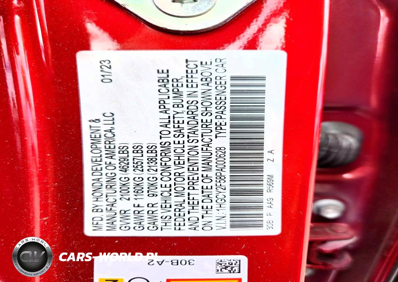 2023 Honda Accord Hybrid Sport VIN:1HGCY2F58PA000628 - 12