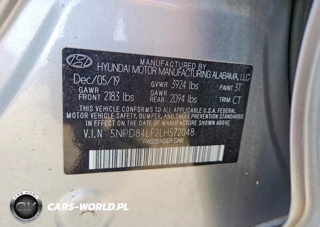 2020 Hyundai Elantra Sel VIN:5NPD84LF2LH572048 - 12
