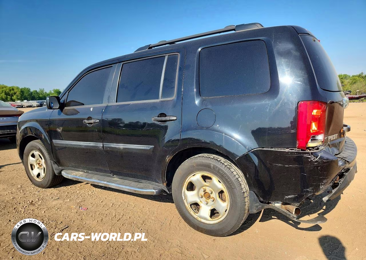 2012 Honda Pilot Lx VIN:5FNYF4H21CB017698 - 2