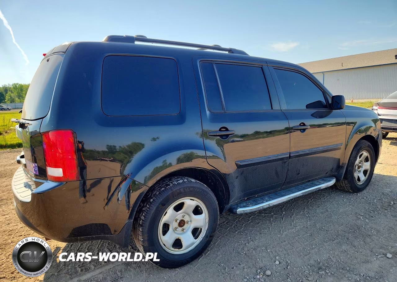 2012 Honda Pilot Lx VIN:5FNYF4H21CB017698 - 3