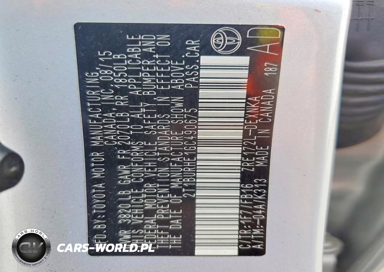 2016 Toyota Corolla Le VIN:2T1BURHE1GC490675 - 13