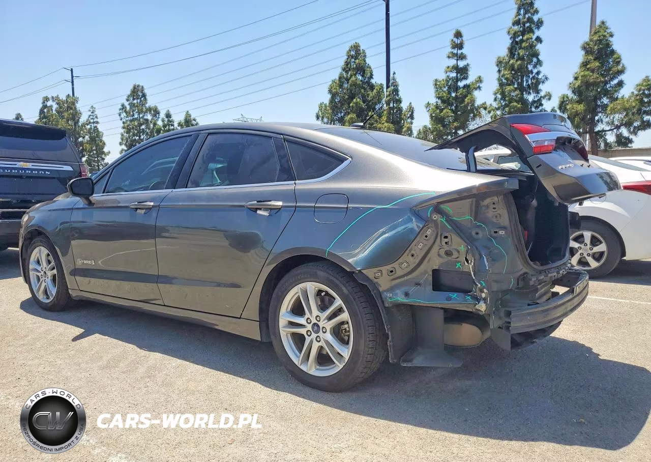 2018 Ford Fusion Se Hybrid VIN:3FA6P0LU8JR219848 - 2