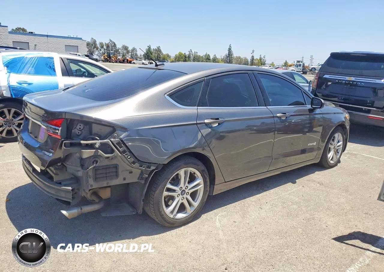 2018 Ford Fusion Se Hybrid VIN:3FA6P0LU8JR219848 - 3