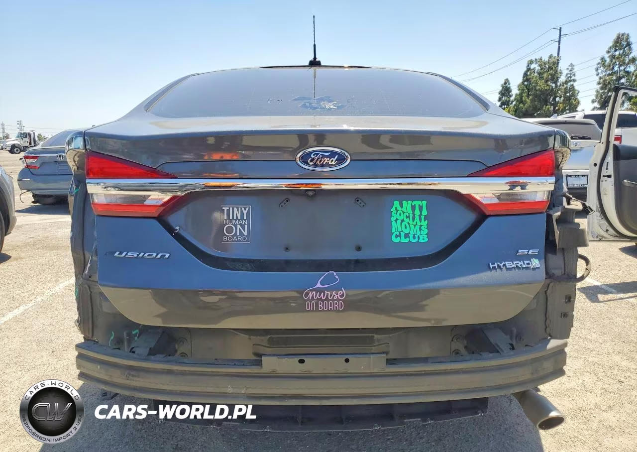 2018 Ford Fusion Se Hybrid VIN:3FA6P0LU8JR219848 - 6