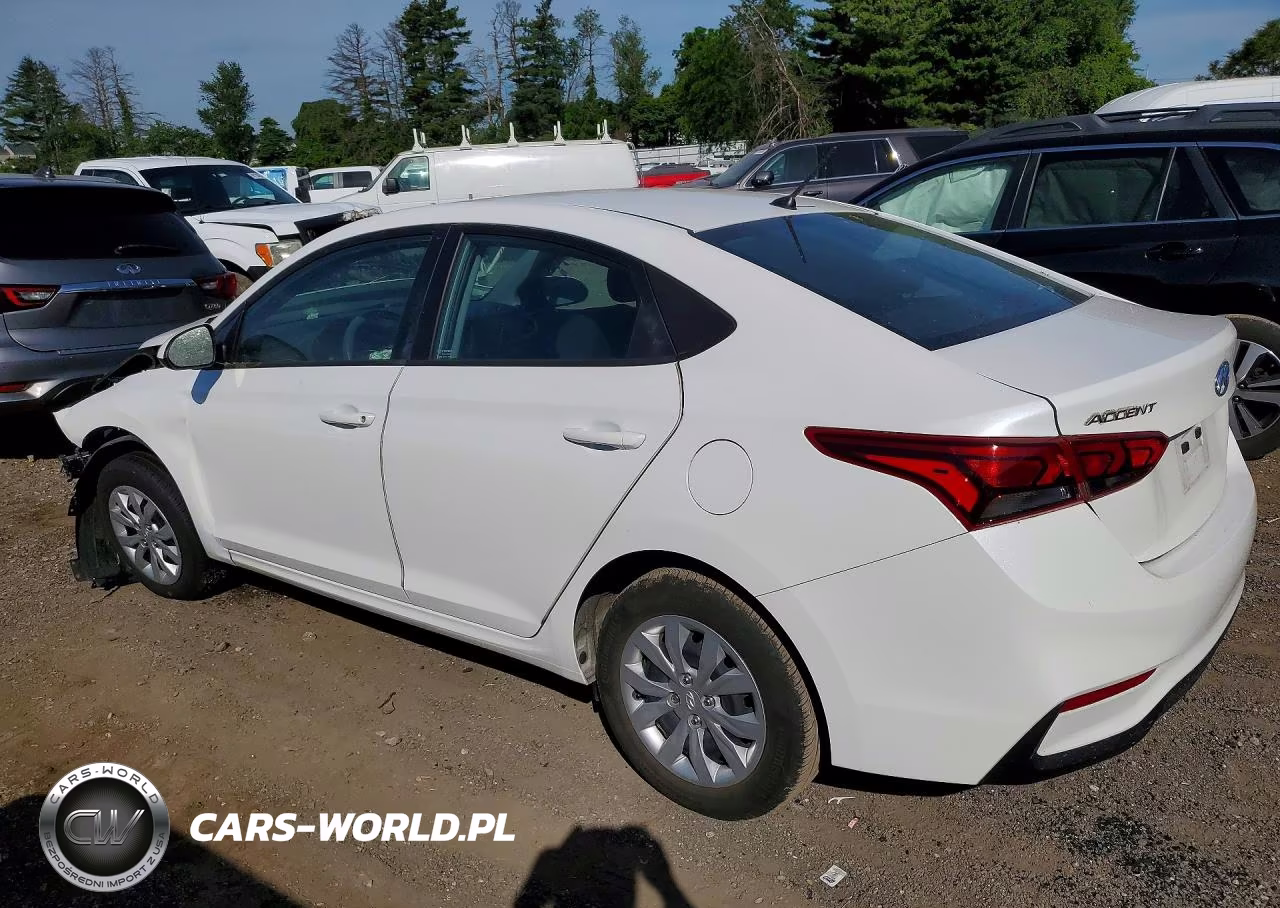2022 Hyundai Accent Se VIN:3KPC24A69NE177081 - 2